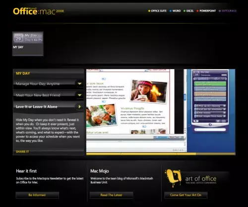 Office 2008, le site !