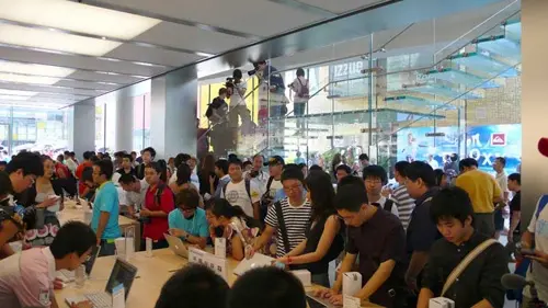 L'AppleStore de Pékin : succès populaire