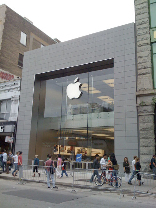 Apple Store Sainte Catherine : ambiance