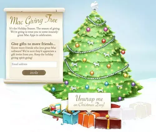 Mac Giving Tree : des shareware gratuits pour Noël