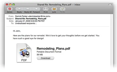 Partagez vos fichiers avec MobileMe