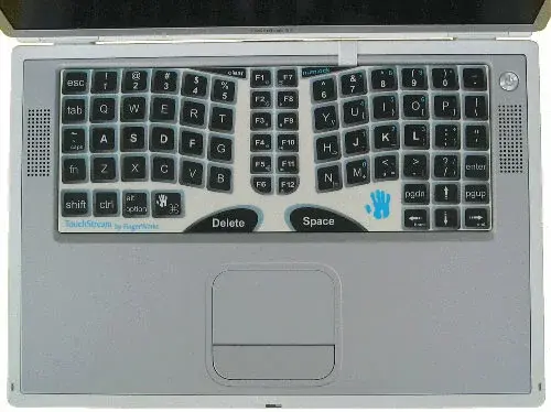 Quand FingerWorks proposait un clavier multitouch pour Powerbook