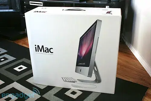 Déballage d'un nouvel iMac