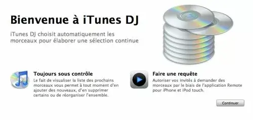 iTunes DJ et Remote