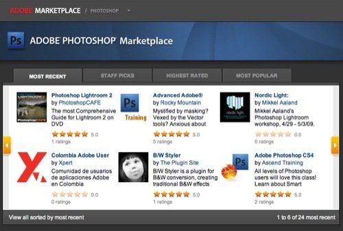 Adobe : une boutique en ligne pour Photoshop