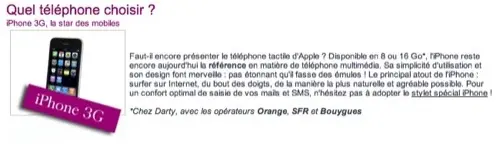 Darty et l'iPhone, parole de vendeur