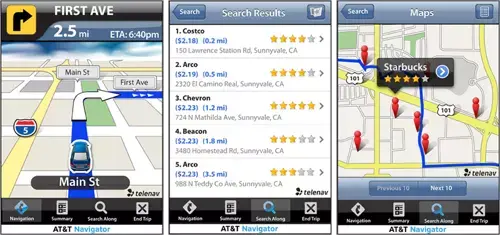 AT&T propose son application GPS iPhone sur abonnement