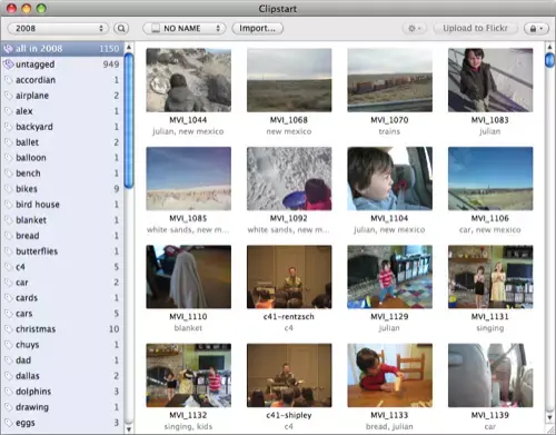 Clipstart sait importer les vidéos de l'iPhone 3GS