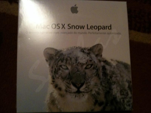 Snow Leopard mis en boîte