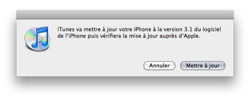 L'iPhone OS 3.1 est disponible au téléchargement