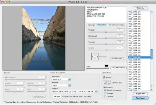 Photoshop :  	PTLens 1.4 compatible Snow Leopard