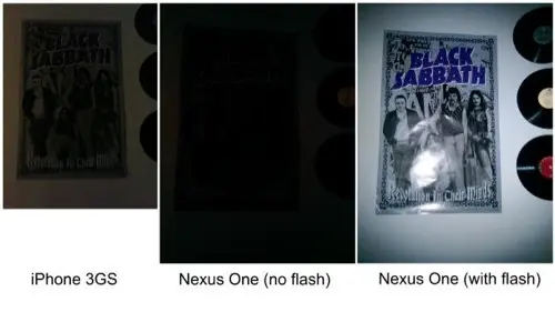 iPhone 3GS vs Nexus One : y'a pas photo !