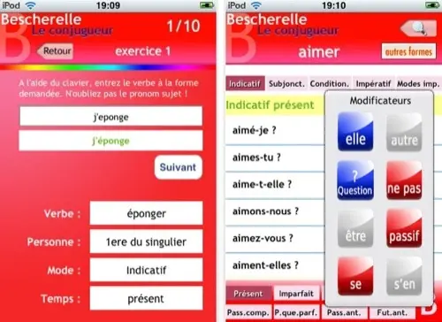 Utile pour tous : le Bescherelle sur iPhone et iPod touch