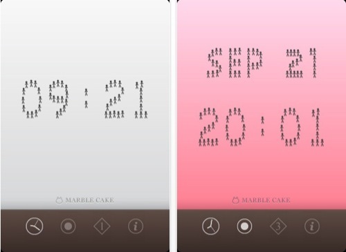 Ants Clock, ces petits bonhommes qui donnent l'heure sur iPhone