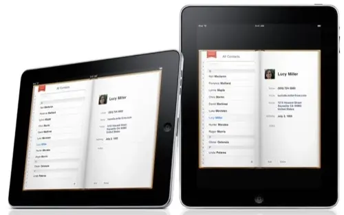 Les guides d'interface iPad confirment les ambitions d'Apple