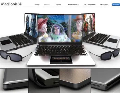 Concept : le MacBook 3D 