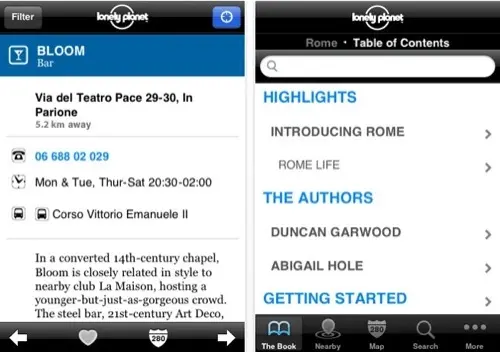 Des City Guide de Lonely Planet gratuits pour iPhone