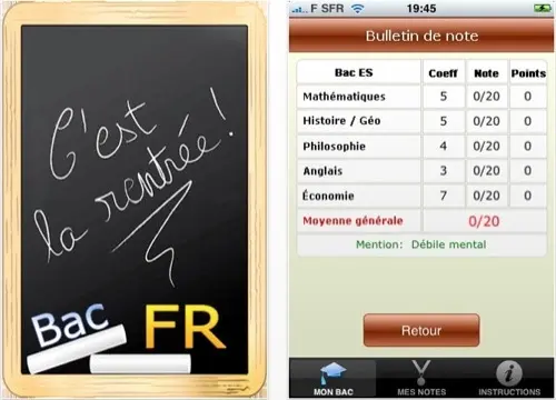 Réviser son bac gratos depuis l'iPhone