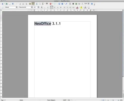 NeoOffice passe en version 3.1.1