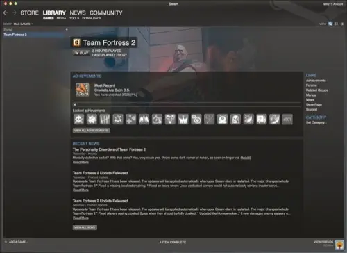 Steam : le client Mac disponible [MAJ]