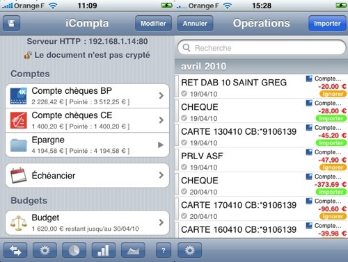 iCompta iPhone : une mise à jour significative