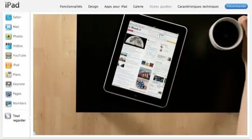 iPad : les vidéos de présentation en français