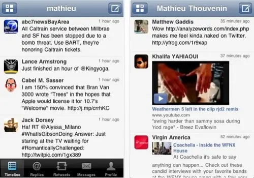 Seesmic : Twitter et Facebook ensemble sur votre iPhone