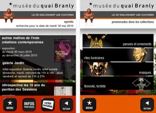 Le musée du quai Branly officiellement sur l'iPhone ! 