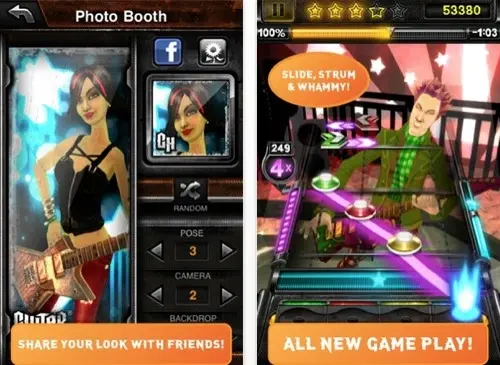 Guitar Hero sur iPhone et iPod touch