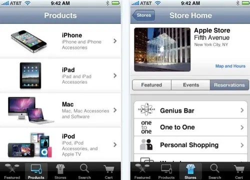 Apple Store : l'App iPhone pour les américains