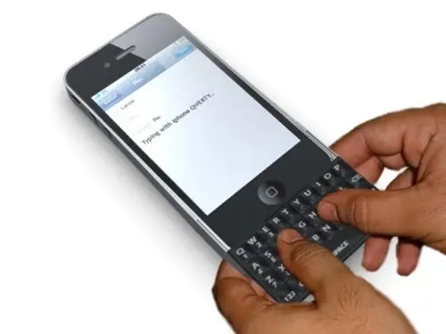 Concept : Clavier physique QWERTY pour iPhone