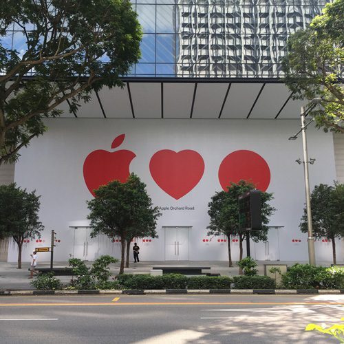 Apple officialise sa nouvelle boutique à Singapour