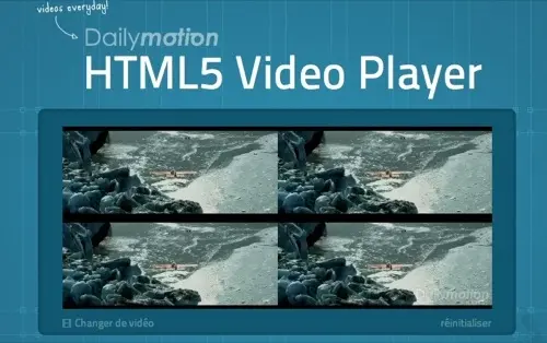 DailyMotion embrasse la vidéo HTML5