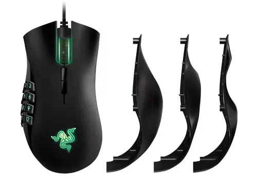 Razer met à jour sa Naga, avec 3 coques ergonomiques