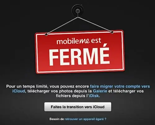 RIP MobileMe