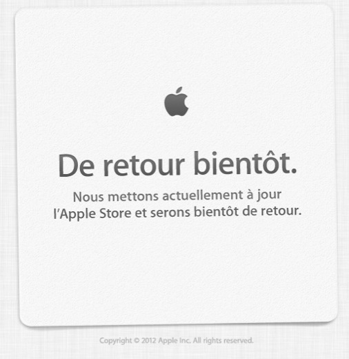 Les Apple Store en ligne sont fermés