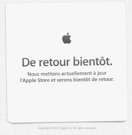 Les Apple Store en ligne sont fermés