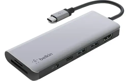 Le hub USB-C Belkin 7 ports à 49€ (-30€), chargeur 3-en-1 MagSafe Boost Charge Pro à 137€