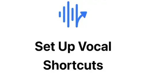 iOS 18 Raccourcis vocaux