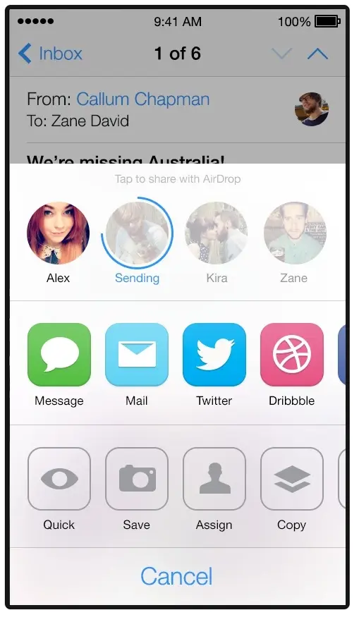 Ces designers, pas convaincus par iOS 7, qui le "redessinent" (+ images)