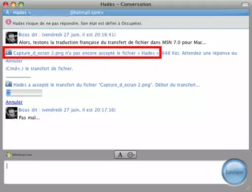 MSN Messenger à jour