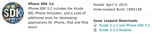 iPhone SDK 3.2 disponible en version finale