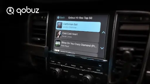 Qobuz propose la lecture en streaming sur CarPlay