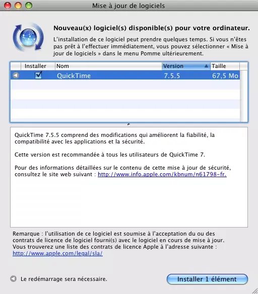 Quicktime 7.5.5