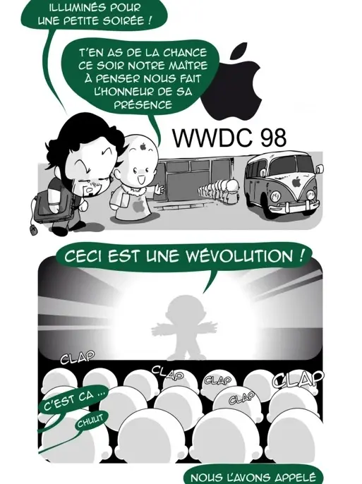 Un hommage graphique à Steve Jobs