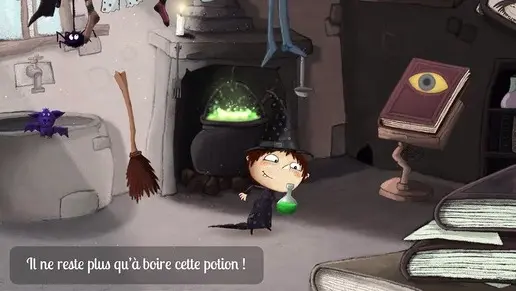 De petits sorciers font découvrir les couleurs aux enfants dans un livre interactif