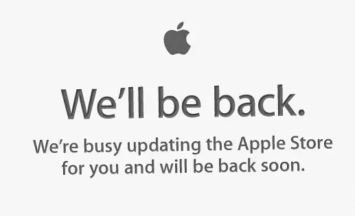 AppleStore ferm&eacute; !