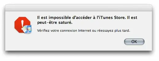 AppleStore et iTunes Store fermés