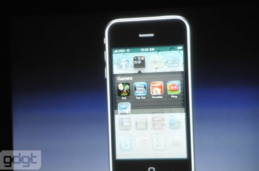 iPhone OS 4 : des dossiers pour les App