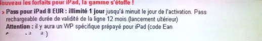 Orange : de nouvelles offres iPad en vue ?